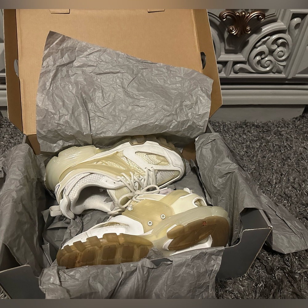 Balenciaga Track Clear Sole White WMS 38